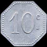 Jeton de 10 centimes 1914 mis par l'Aronnerie Franaise  Saint-Sulpice (81370 - Tarn) - revers