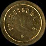 Jeton Fr. Mutschler - 5 francs - Strasbourg (67000 - Bas-Rhin) - avers