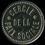 Jeton Cercle de la Paix Sociale - 5 centimes - Toulon (83000 - Var) - avers