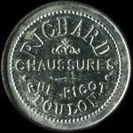 Jeton Chaussures Richard - Rue Picot - 50 centimes - Toulon (83000 - Var) - avers