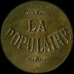 Jeton La Populaire - 10 centimes - Toulon (83000 - Var) - avers