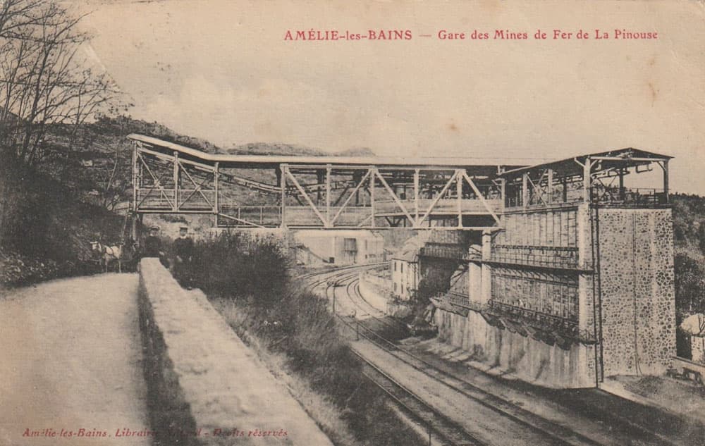 Valmanya (66320 - Pyr�n�es-Orientales) - Am�lie-les-Bains - Gare des Mines de Fer de la Pinouse