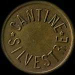 Jeton de nécessité de 1 franc émis par la Cantine Silvestre du 35e régiment d'Artillerie - avers