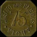 Jeton Casino des Fleurs - 75 centimes - Vichy (03200 - Allier) - avers