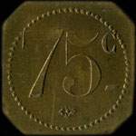 Jeton Casino des Fleurs - 75 centimes - Vichy (03200 - Allier) - revers