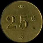 Jeton Eden Vichy - 25 centimes - Vichy (03200 - Allier) - revers