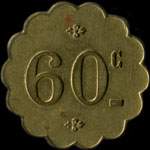 Jeton Eden Vichy - 60 centimes - Vichy (03200 - Allier) - revers
