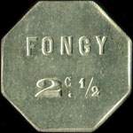 Jeton Syndicat de la Boulangerie - Vichy - Cusset - Bellerives - Fongy - 2 1/2 centimes - Vichy (03200 - Allier) - revers
