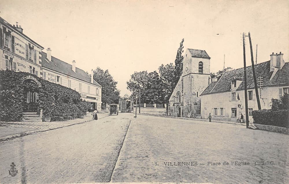 Villennes-sur-Seine (78670 - Yvelines) - Place de l'Eglise
