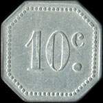 Jeton de 10 centimes mis par le Cercle de l'Ecole Militaire d'Administration  Vincennes (94300 - Val-de-Marne) - revers