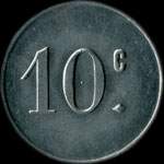 Jeton de 10 centimes mis par le Select Hotel - Vincennes (94300 - Val-de-Marne) - revers