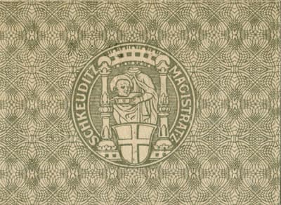 Notgeld Schkeuditz (Sachsen - Allemagne) - 5 pfennig - 15&nbsp;septembre&nbsp;1918 - n�&nbsp;26686 - face