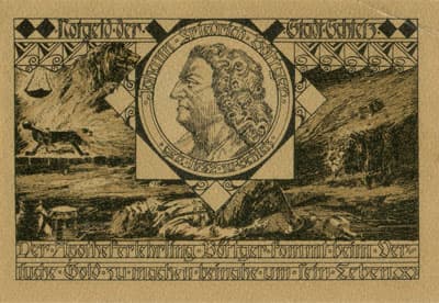 Notgeld der Stadt Schleiz (Sachsen - Allemagne) - 50 pfennig - 1&nbsp;d�cembre&nbsp;1921 - type&nbsp;1 - dos