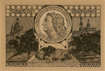 Notgeld der Stadt Schleiz (Sachsen - Allemagne) - 50 pfennig - 1&nbsp;d�cembre&nbsp;1921 - type&nbsp;3 - dos