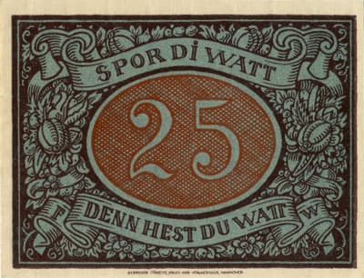 Notgeld Schneverdingen (Niedersachsen - Allemagne) - 25&nbsp;pfennig - 25&nbsp;f�vrier&nbsp;1921 - type 1 - face