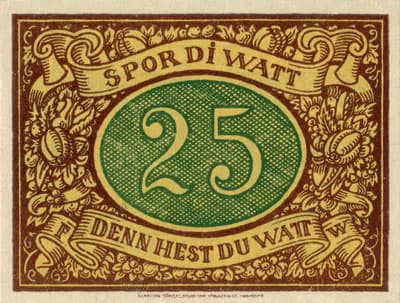 Notgeld Schneverdingen (Niedersachsen - Allemagne) - 25&nbsp;pfennig - 25&nbsp;f�vrier&nbsp;1921 - type 2 - face