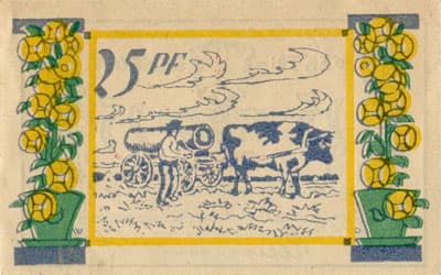 Notgeld der Gemeinde Seeth-Eekholt (Schleswig-Holstein - Allemagne) - 25 pfennig - (1921) - n�&nbsp;2284 - type 2 - face