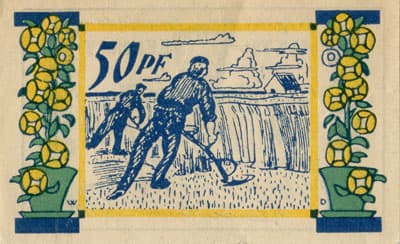 Notgeld der Gemeinde Seeth-Eekholt (Schleswig-Holstein - Allemagne) - 50 pfennig - (1921) - n�&nbsp;2783 - type 1 - face