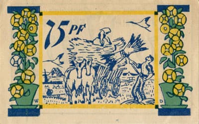 Notgeld der Gemeinde Seeth-Eekholt (Schleswig-Holstein - Allemagne) - 75 pfennig - (1921) - n�&nbsp;2763 - type 1 - face