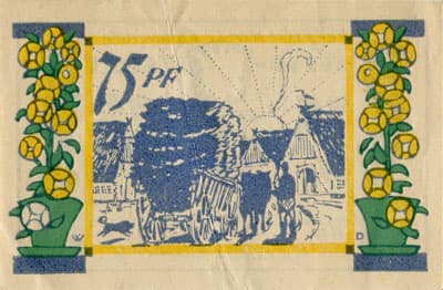 Notgeld der Gemeinde Seeth-Eekholt (Schleswig-Holstein - Allemagne) - 75 pfennig - (1921) - n�&nbsp;2860 - type 2 - face