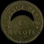Jeton de nécessité de 50 centimes émis par Bussoz à Paris - avers