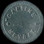 Jeton de 50 centimes de la Cantine Neyrat du 24e rgiment d'Infanterie - avers