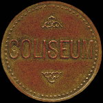 Jeton de nécessité de 20 centimes émis par Coliseum à Paris - avers