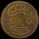 Jeton SAMP à Paris - 50 centimes - avers
