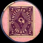 Timbre-monnaie Chidez - 2 mark - revers