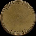 Timbre-monnaie John Gault
