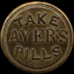 Timbre-monnaie Take Ayers' Pills
