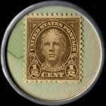 Timbre-monnaie Butzen's postage currency - 1/2 cent - revers