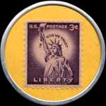 Timbre-monnaie Butzen's postage currency - 3 cents - revers