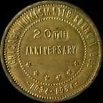 Timbre-monnaie Chicago Numismatic - 8 cents - avers
