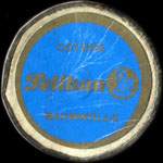 Timbre-monnaie Pelikan - Cotone - Baumwolle - type bleu - 2 lire - capsule cercle - Italie - avers