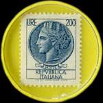Timbre-monnaie Anonyme 200 lire - Italie - avers