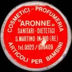 Timbre-monnaie de 50 lire sur fond bleu-noir - Aronne - sanitari - dietetici - S.Martino in Rio - Italie - avers