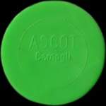 Timbre-monnaie Ascot Gamogli - 100 lire dans capsule plastique vert - Italie - avers