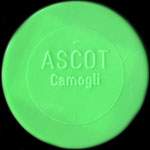 Timbre-monnaie Ascot Gamogli - 50 lire dans capsule plastique vert - Italie - avers