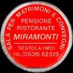Timbre-monnaie Miramonti - Italie - avers