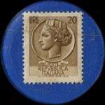 Timbre-monnaie Sava jaune - Italie - revers
