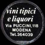 Timbre-monnaie vini tipici e liquori - 100 lire sur fond rouge - Italie - avers