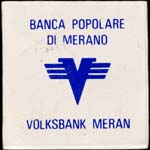 Timbre-monnaie Banca Popolare di Merano - Italie - dos