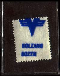 Timbre-monnaie Bolzano Bolzen Volksbank - 50 lire sous pochette transparente - Italie - dos