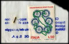 Timbre-monnaie Autostrade 50 lire type 4 - Italie - dos