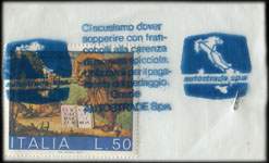 Timbre-monnaie Autostrade 50 lire type 6 - Italie - face