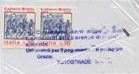 Timbre-monnaie Autostrade 100 lire type 3 - Italie - face
