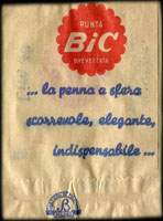 Timbre-monnaie BIC 50 lire - Italie - dos