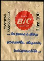 Timbre-monnaie BIC 100 lire - Italie
