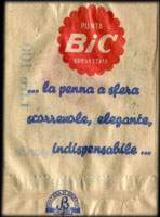 Timbre-monnaie BIC 100 lire - Italie - dos